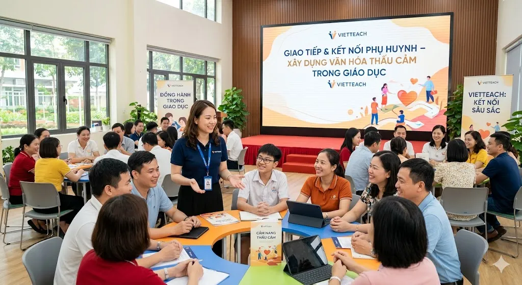 Giao Tiếp & Kết Nối Phụ Huynh – Xây Dựng Văn Hóa Thấu Cảm Trong Giáo Dục