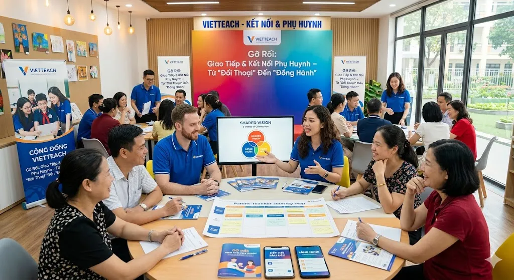 Gỡ Rối: Giao Tiếp & Kết Nối Phụ Huynh – Từ “Đối Thoại” Đến “Đồng Hành”