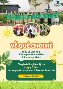 Lớp Học Khổng Lồ Giữa Thiên Nhiên: Khám Phá Trại Hè 4N3Đ “Về Quê Chơi Hè” Cho Học Sinh 8-14 Tuổi