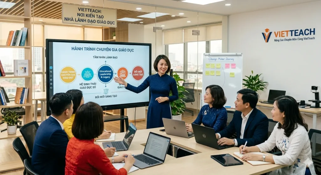 Từ Nhà Giáo Giỏi Đến Người Dẫn Dắt Thay Đổi Cùng VietTeach - vietteach