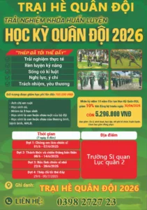 Tuyển Sinh Học Kỳ Hè Quân Đội 2026: Đột Phá Phương Pháp Giáo Dục Kỷ Luật Chuyên Sâu